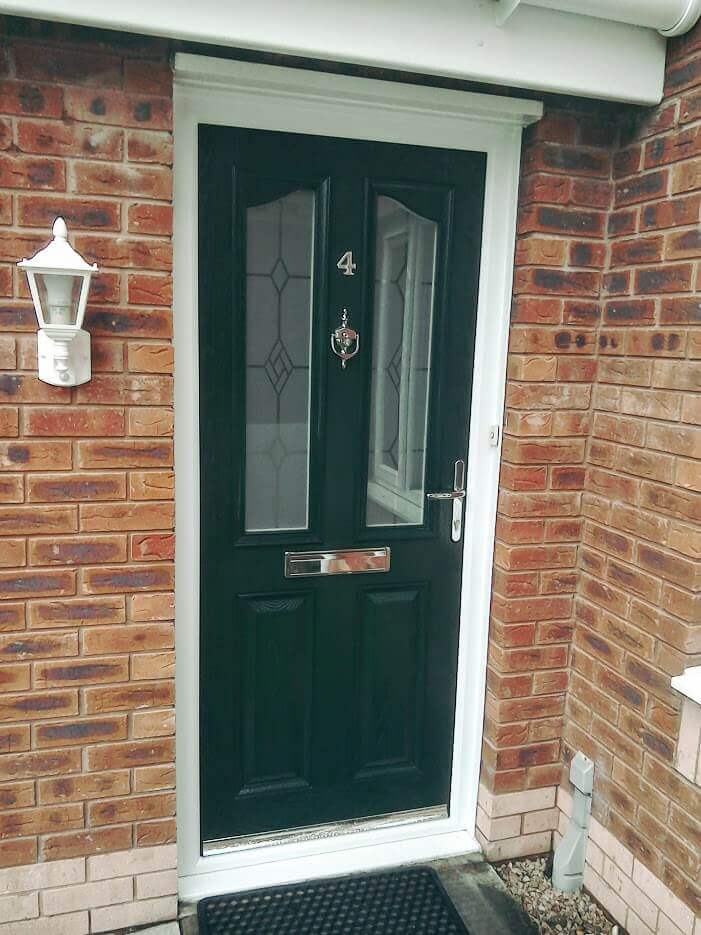 composite front doors cross in