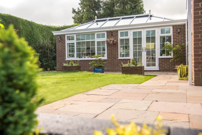 conservatory french doors ynysmaerdy